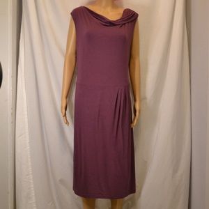 PERUVIAN CONNECTION purple plum knit dress XL